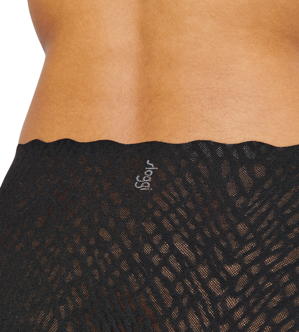 Sloggi ZERO Feel Bliss High Leg Briefs 10219695 Black detail of fabric