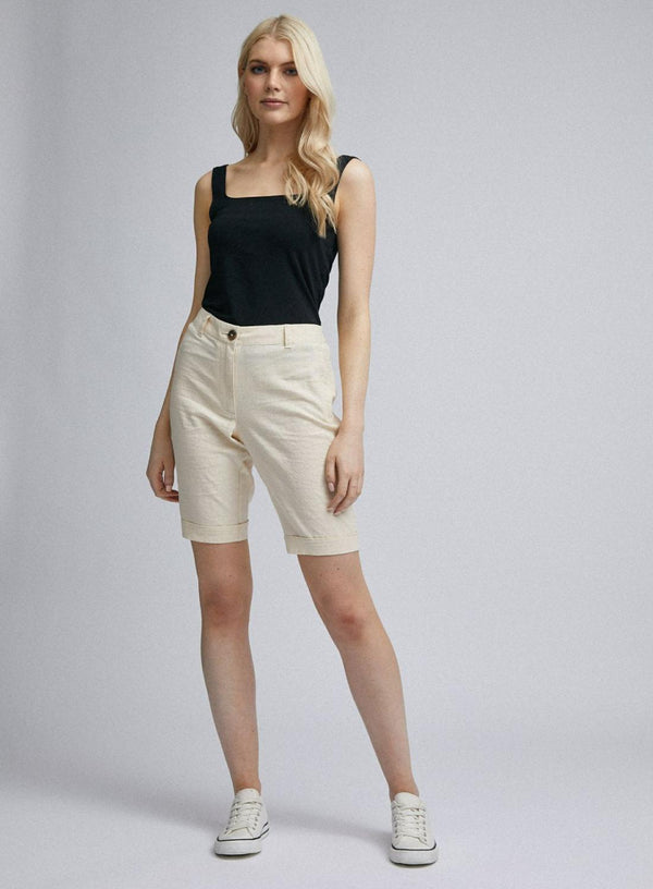 Dorothy Perkins Cotton Chino Turn Up Shorts The Labels Outlet