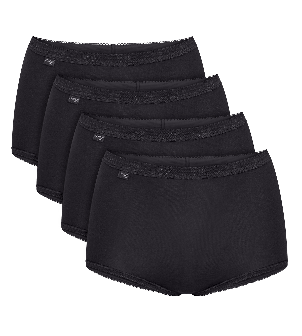 Sloggi Basic+ Maxi Briefs Knickers 4 Pack 10028378