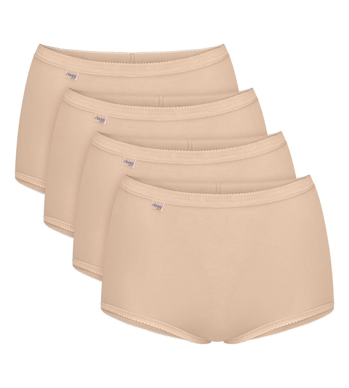 Sloggi Basic+ Maxi Briefs Knickers 4 Pack 10028378
