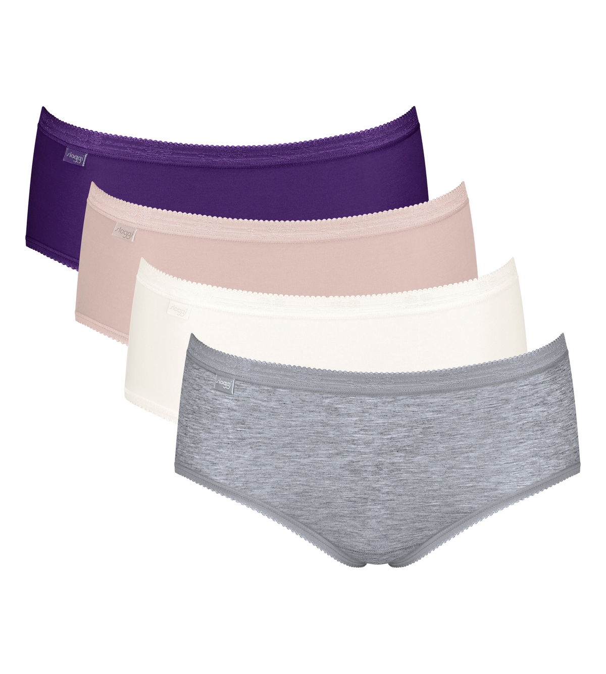 Sloggi Women&#39;s Basic+ Midi Briefs Knickers 4 Pack 10071781
