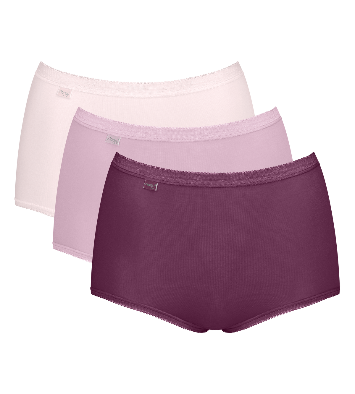 Sloggi Women&#39;s Basic+ Maxi Briefs Knickers 3 Pack 10105593