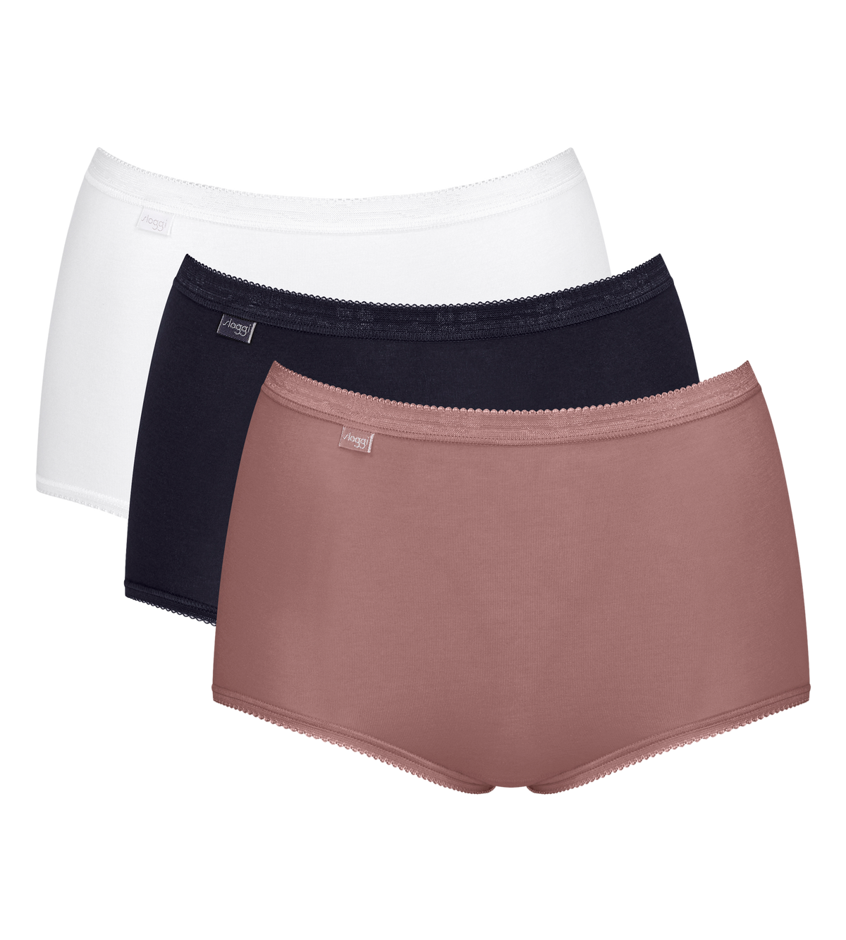 Sloggi Women&#39;s Basic+ Maxi Briefs Knickers 3 Pack 10105593