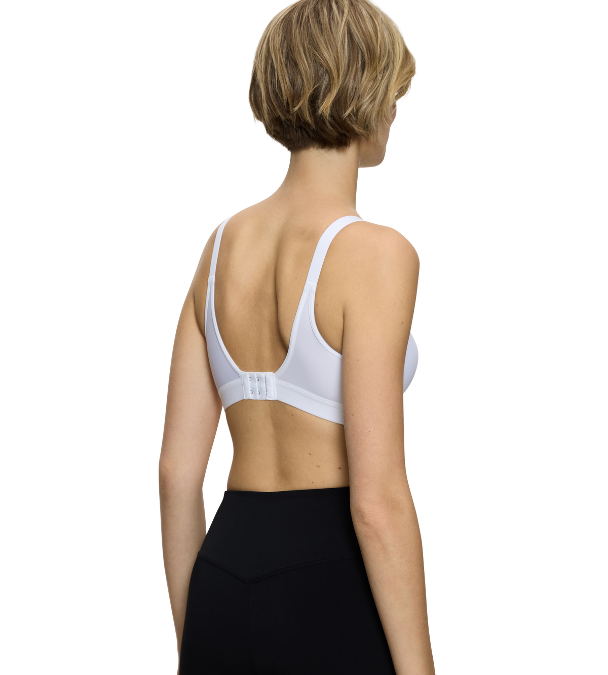 Triumph Triaction Wellness Sports Bra 10184765 White Rear Straps