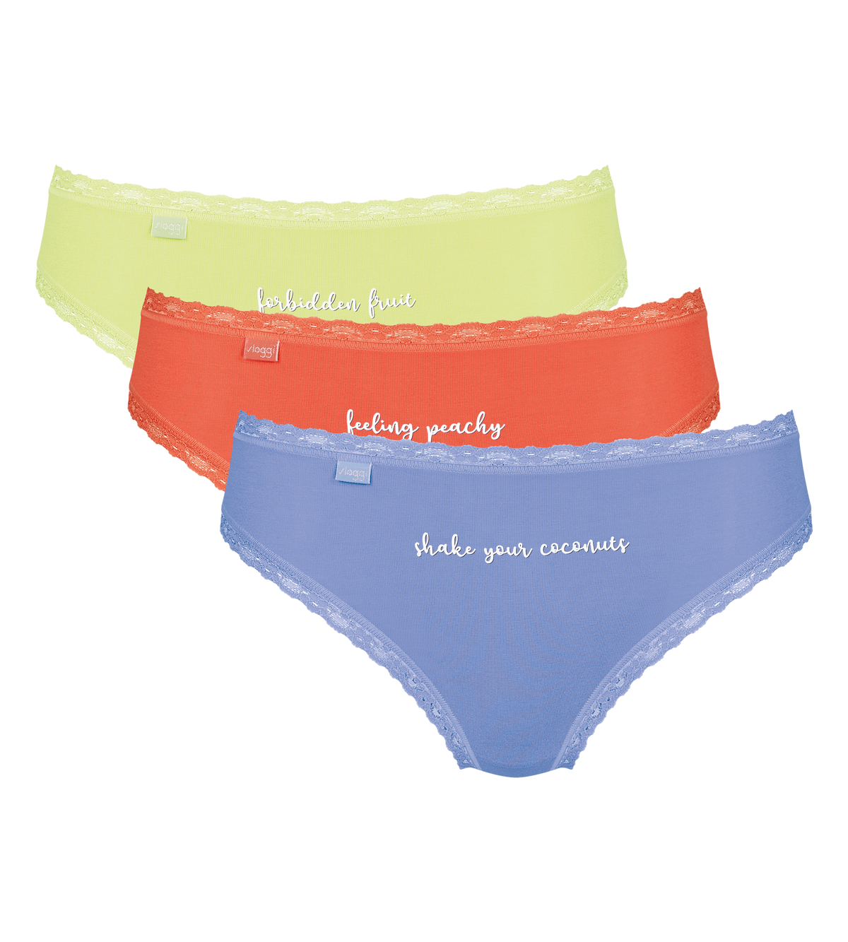 Sloggi 24/7 Weekend Tai Briefs Knickers 3 Pack 10198237