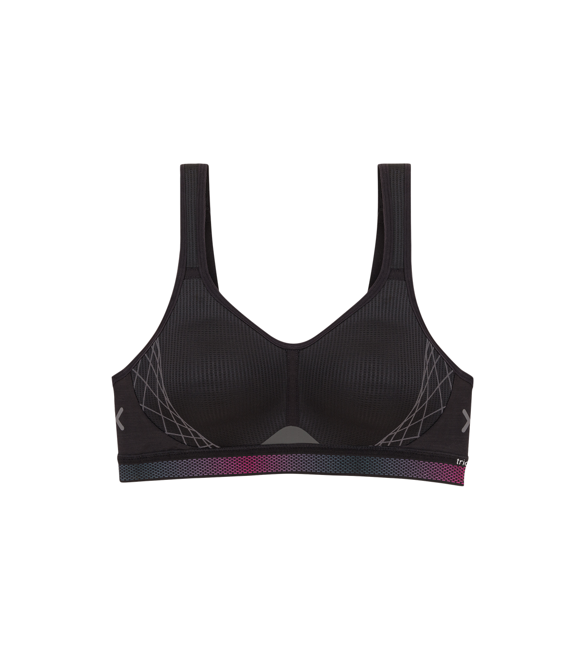 Triumph Triaction Cardio Flow Sports Bra Black Packshot