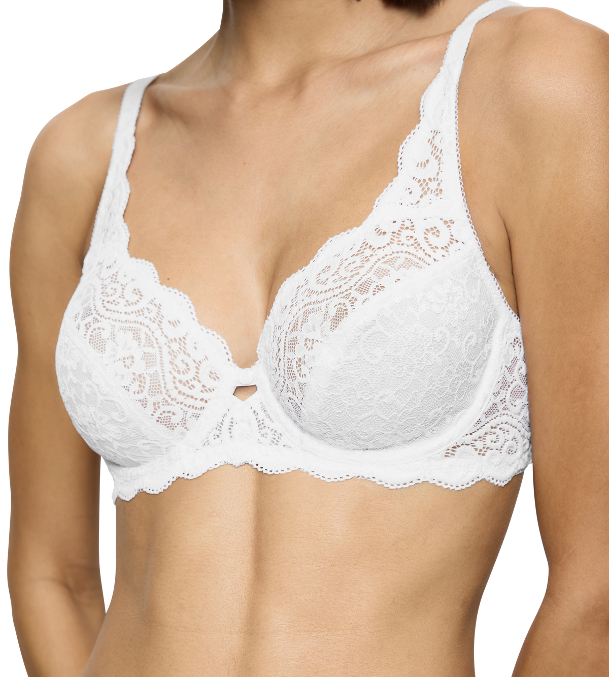 Triumph Amourette Bra Wired Non Padded Laced Bra 10209574 - White