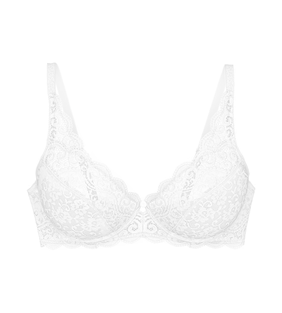 Triumph Amourette Bra Wired Non Padded Laced Bra 10209574 - White