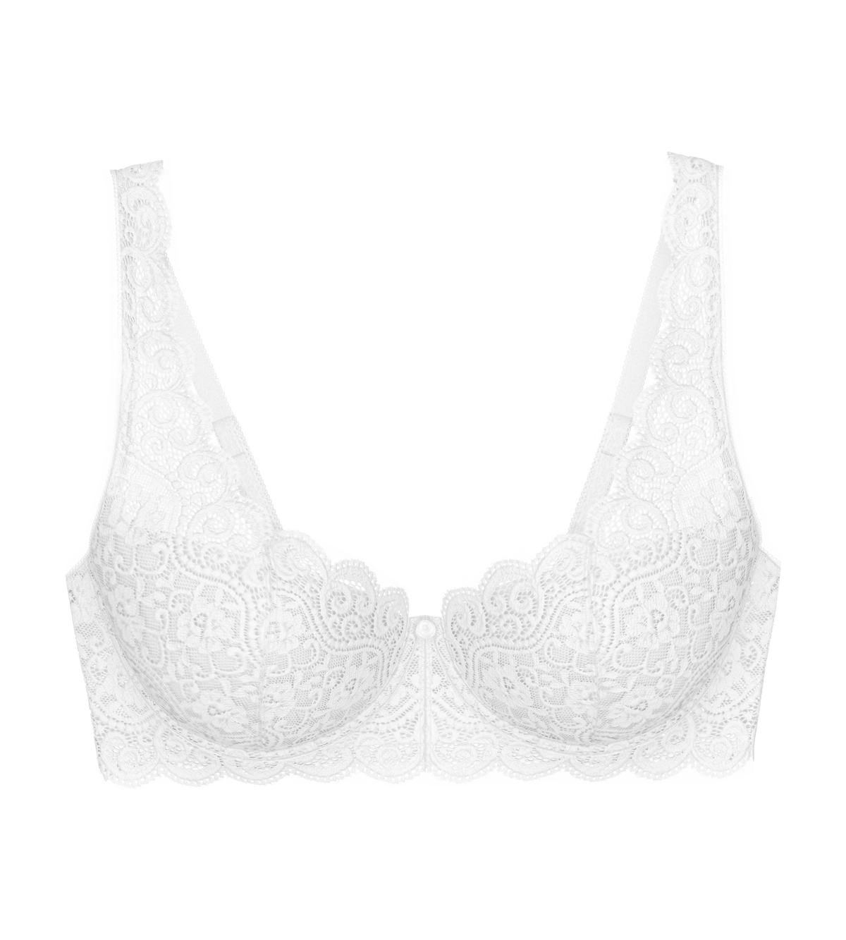 Triumph Amourette WHP Wired Half Padded Balcony Bra 10209584 in white packshot