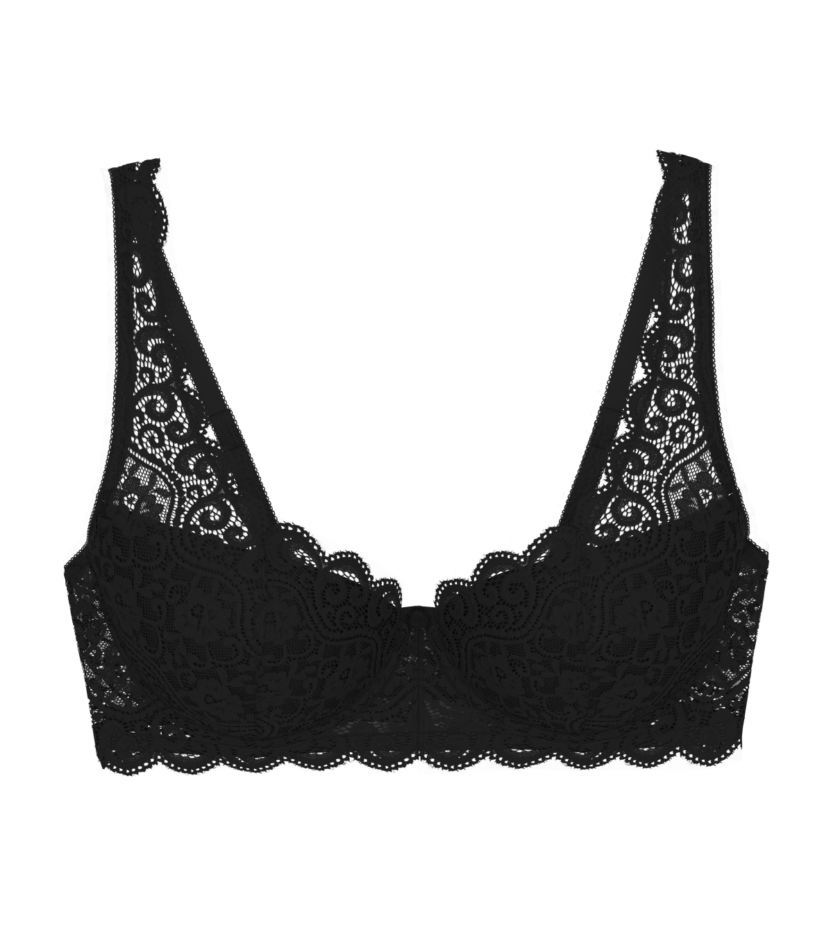Triumph Amourette WHP Wired Half Padded Balcony Bra 10209584 - Black