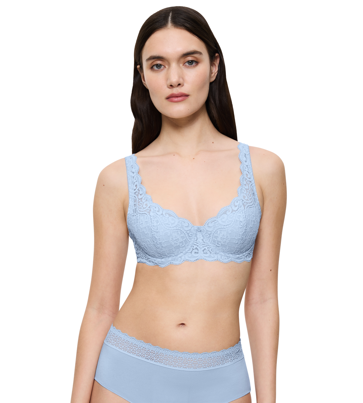 Triumph Amourette Padded Underwired Bra – Floral Lace 10209584