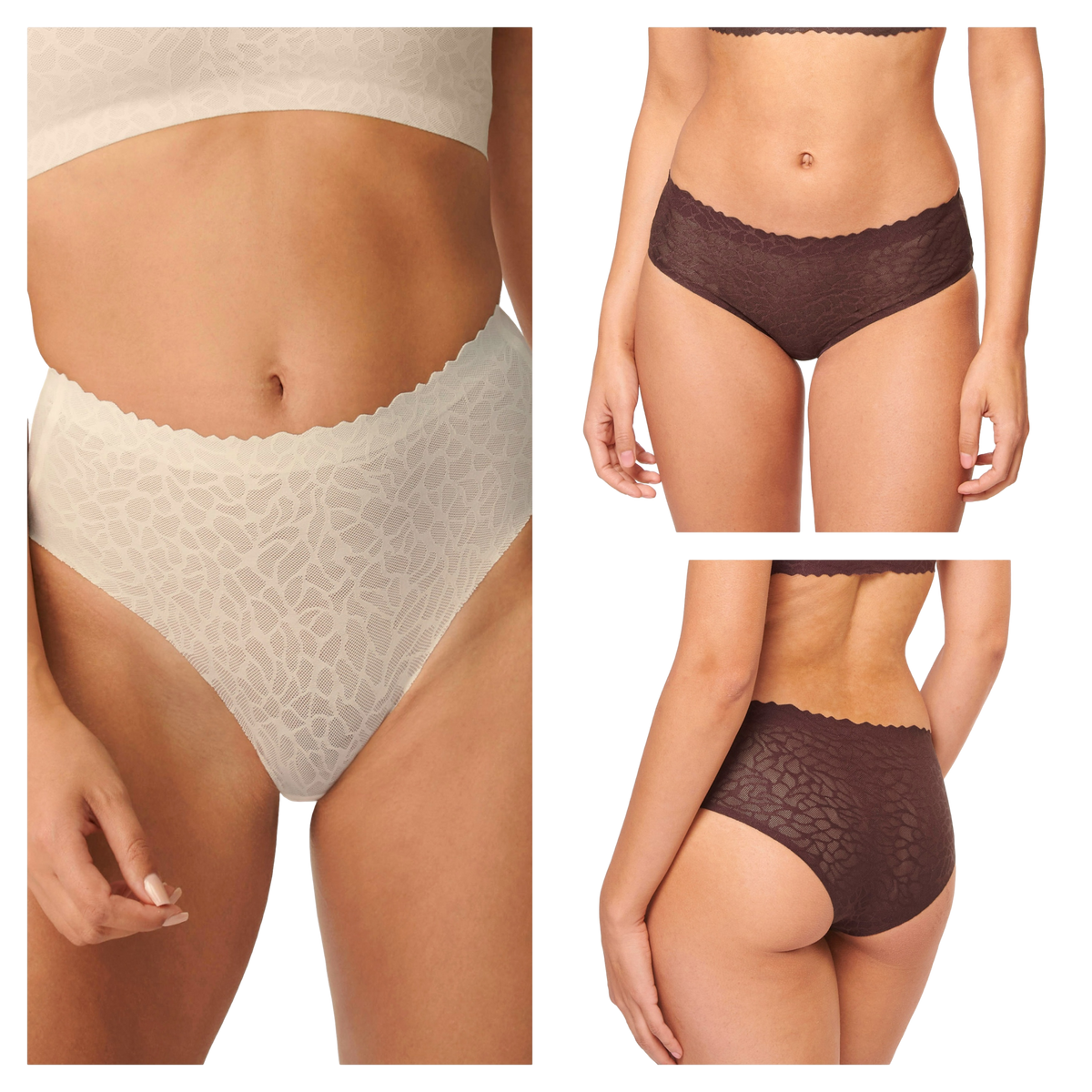 Sloggi Zero Feel 2 Hipster Lace Briefs Composite