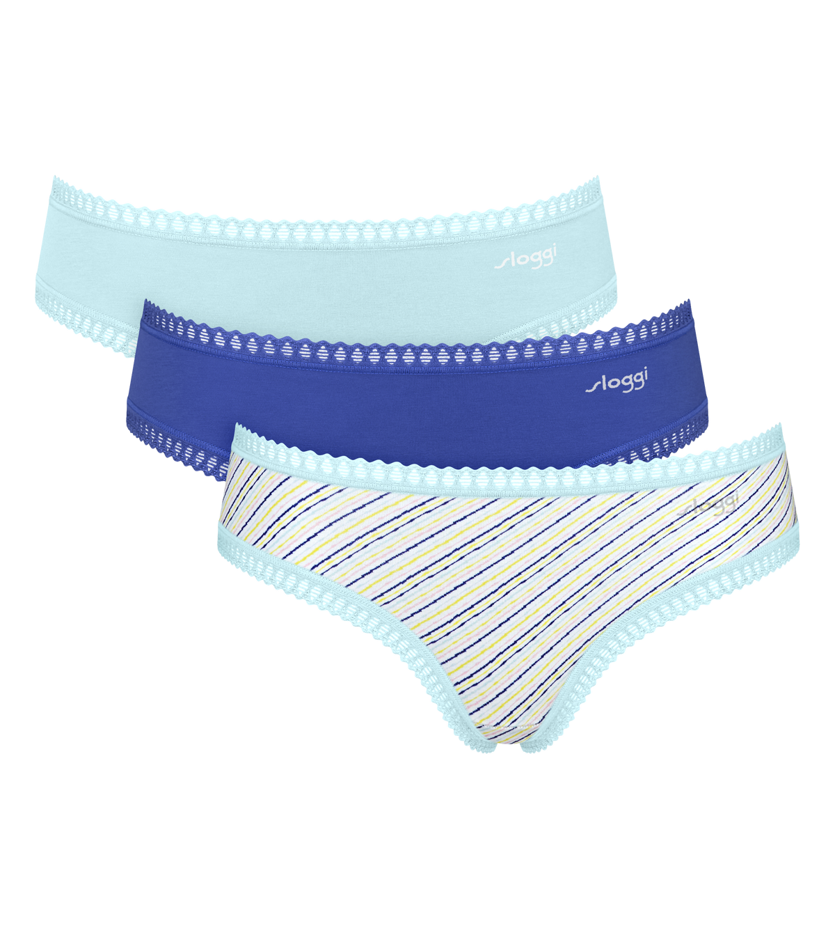 Sloggi GO Crush Hipster Knickers 3 Pack 10219671