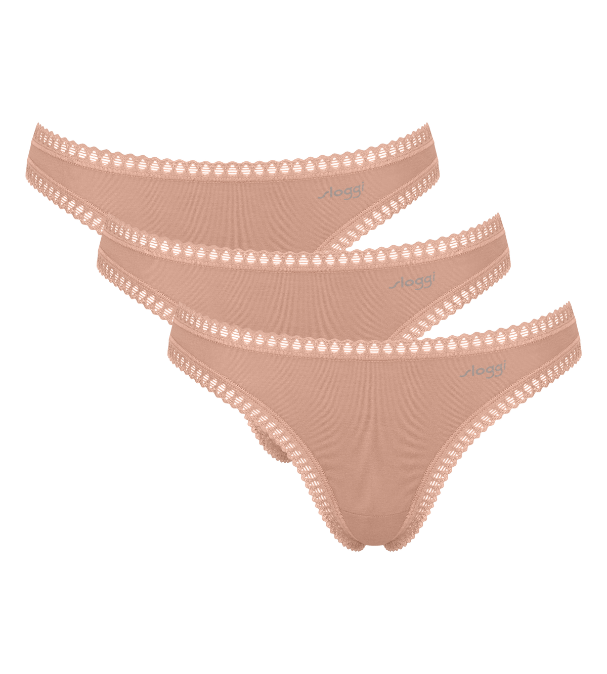 Sloggi GO Crush String Thong Knickers 3 Pack 10219704