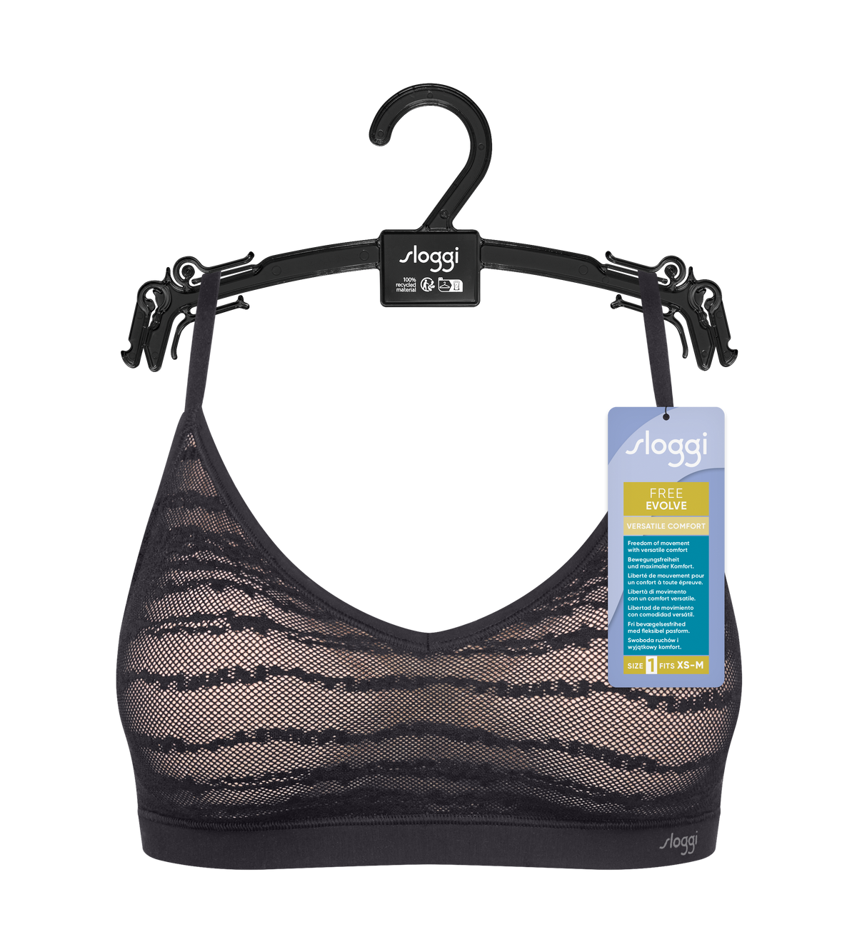 Sloggi FREE Evolve Wireless Push Up Lace Bra 10224701