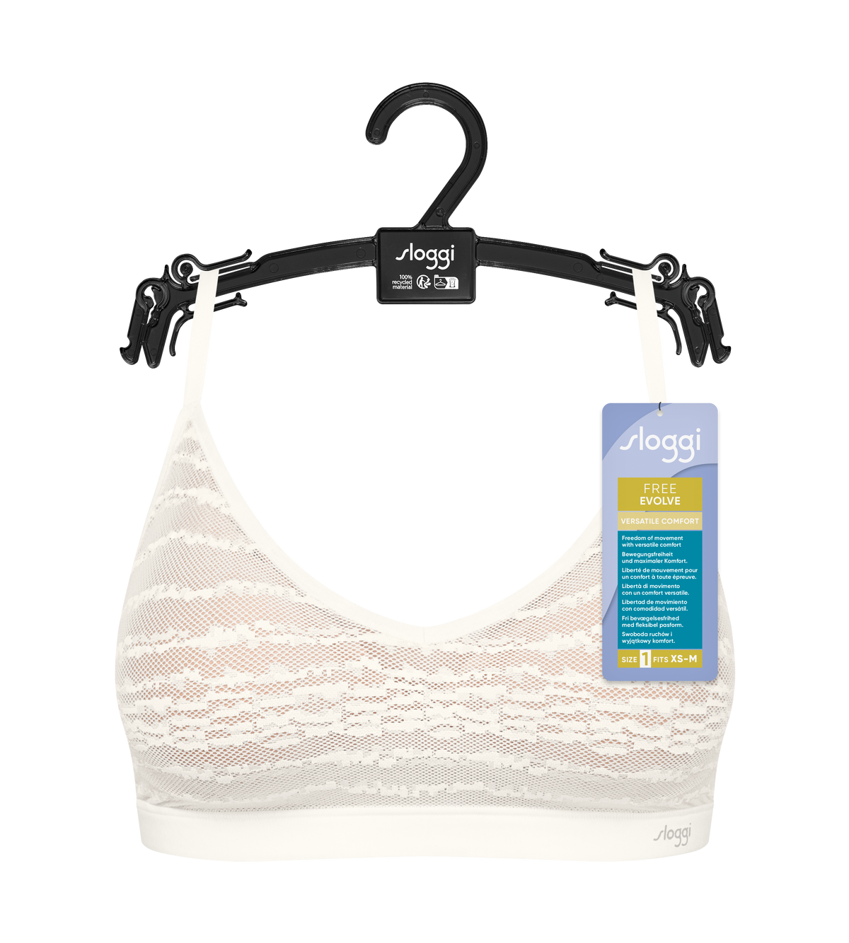 Sloggi FREE Evolve Wireless Push Up Lace Bra 10224701
