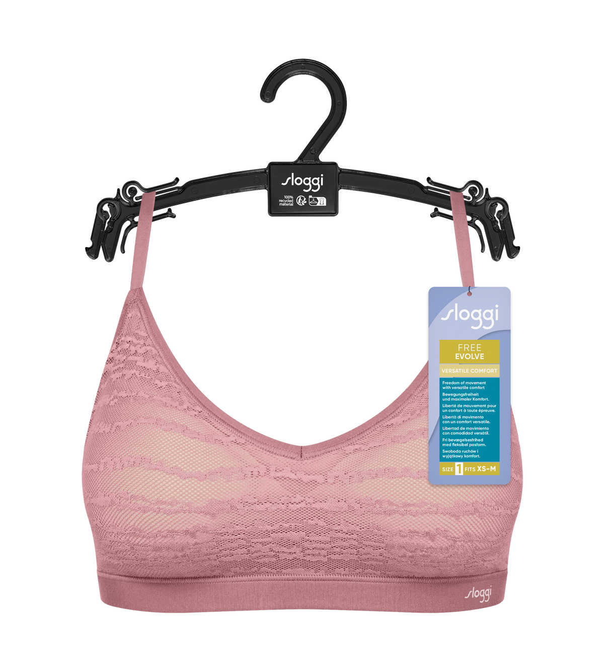 Sloggi FREE Evolve Wireless Push Up Lace Bra 10224701