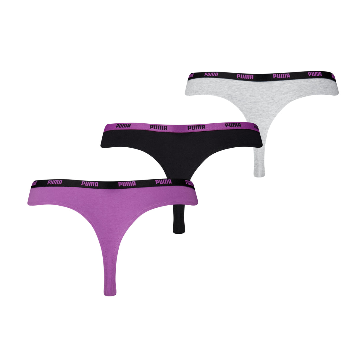 Puma Women&#39;s Tanga String Brief 3 Pack 503008001