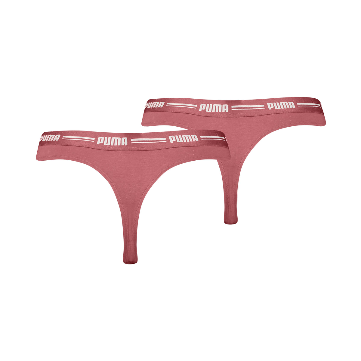 Puma Women&#39;s Thong String Brief 2 Pack 603024001 Heartfelt - Rear Packshot