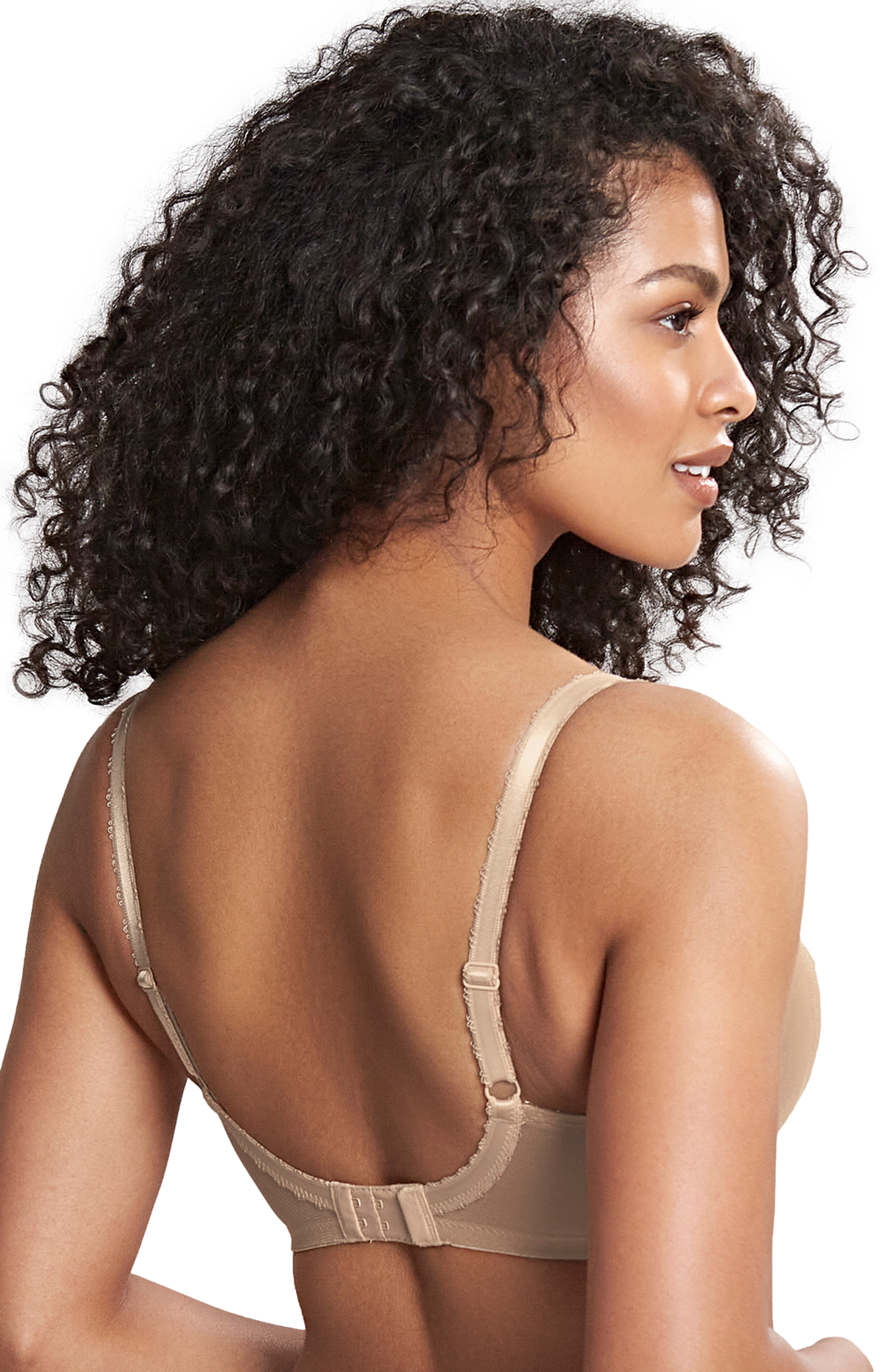 Panache Jasmine Balcony Non Padded Wired Bra - Caramel Rear View