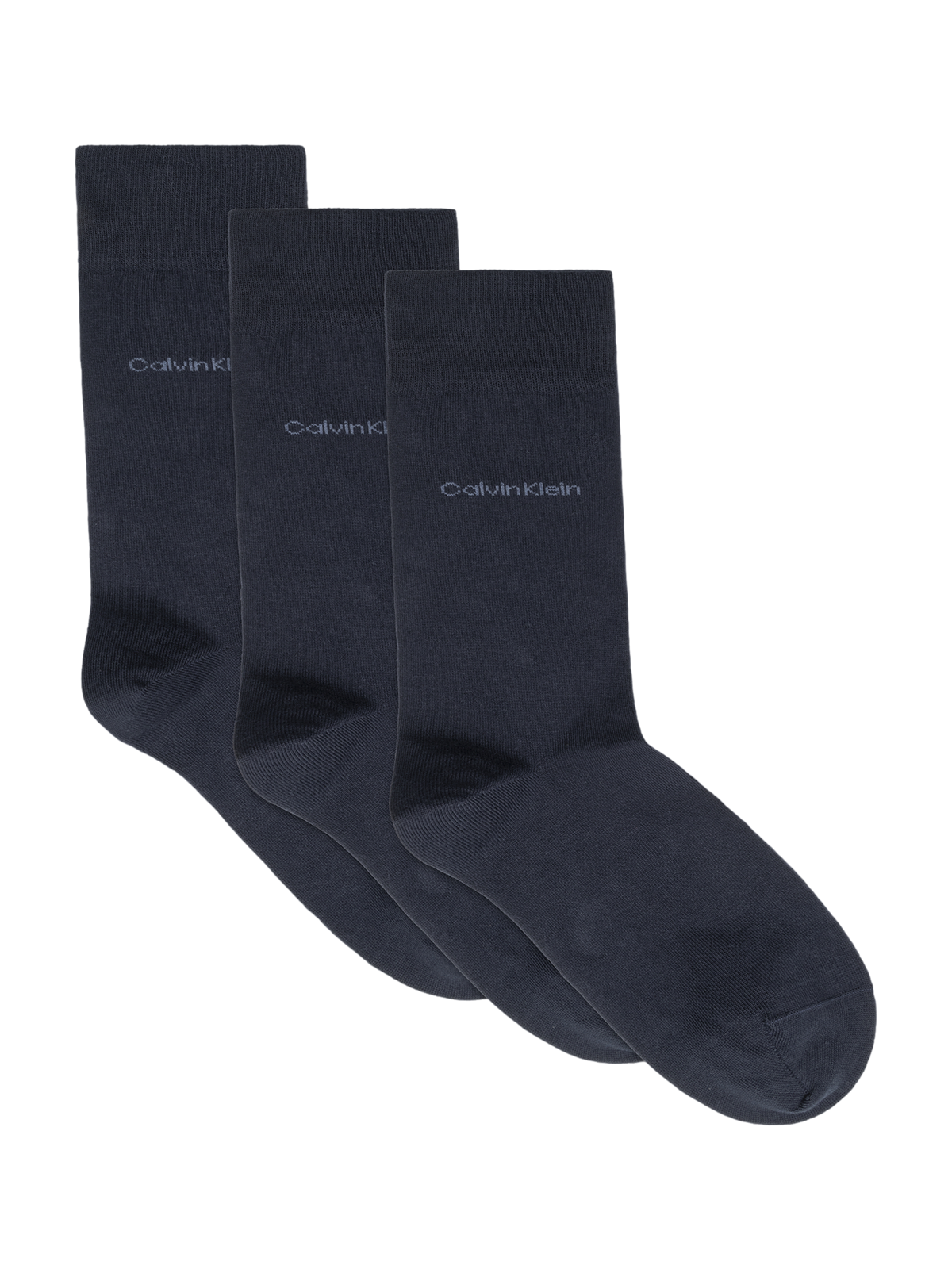 Calvin Klein Men&#39;s Classic Socks 3 Pack nAVY