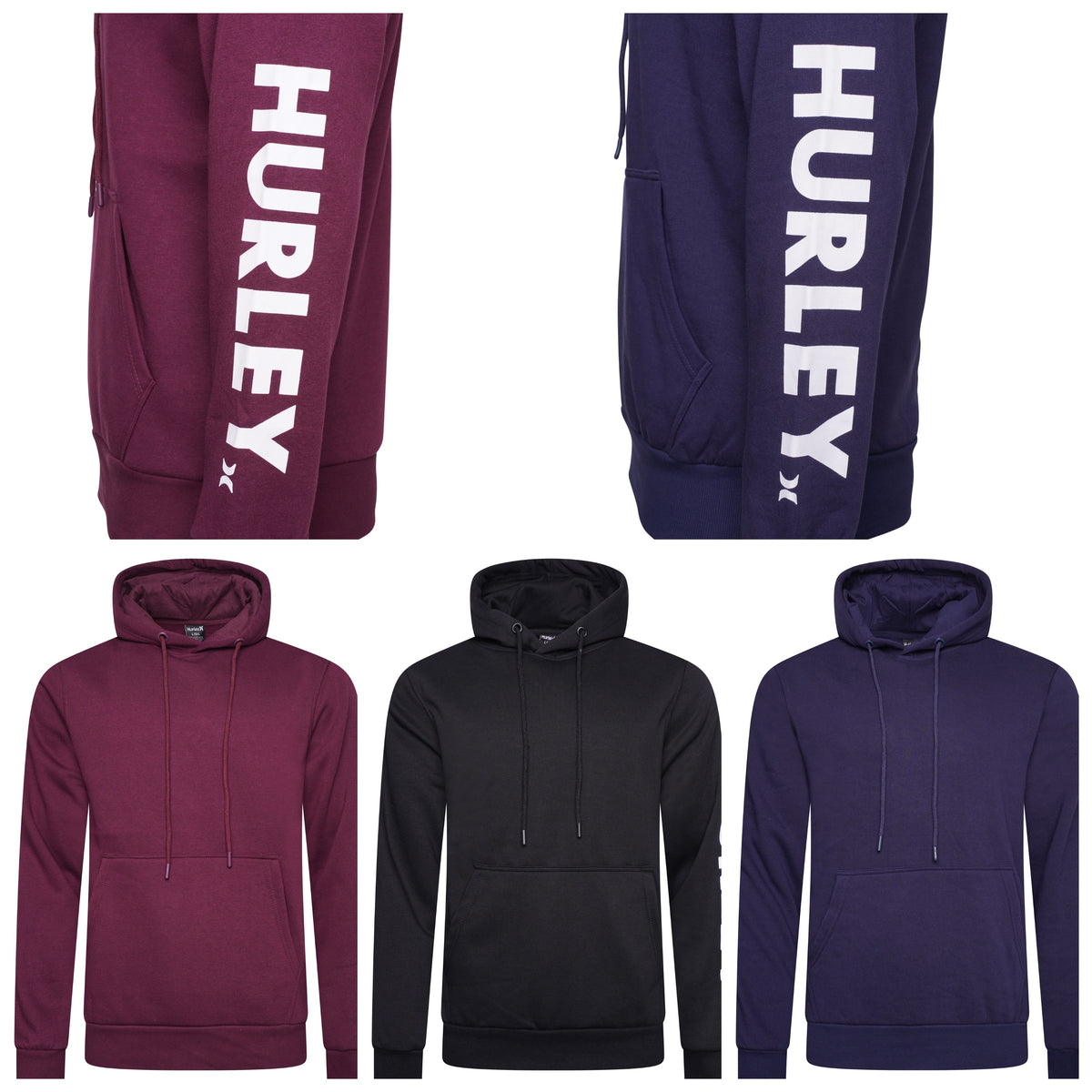 Hurley Sleeve Logo Sweat Hoodie