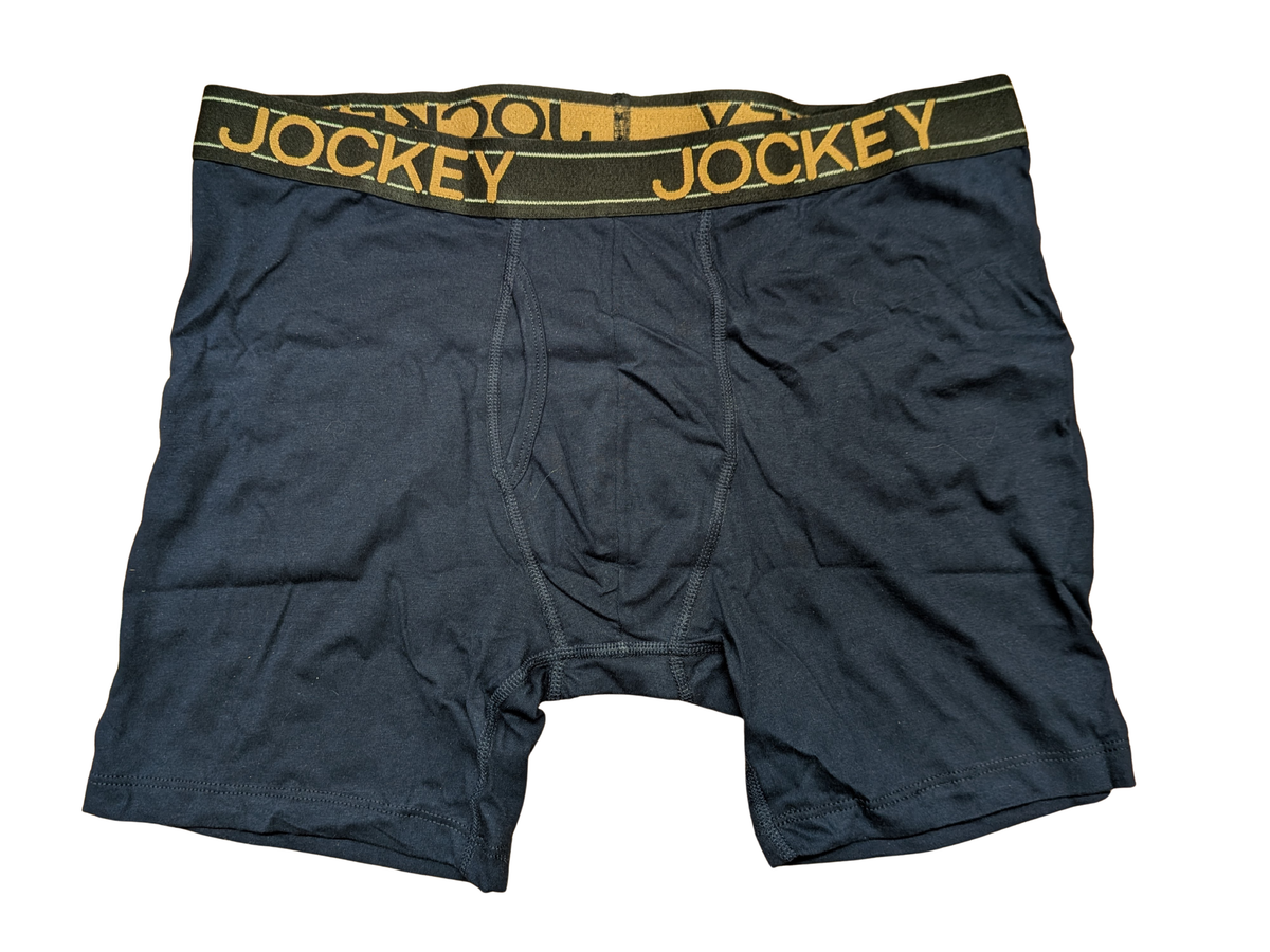 Jockey Men's ActiveStretch 7" Long Leg Boxer Brief Trunks 3 Pack