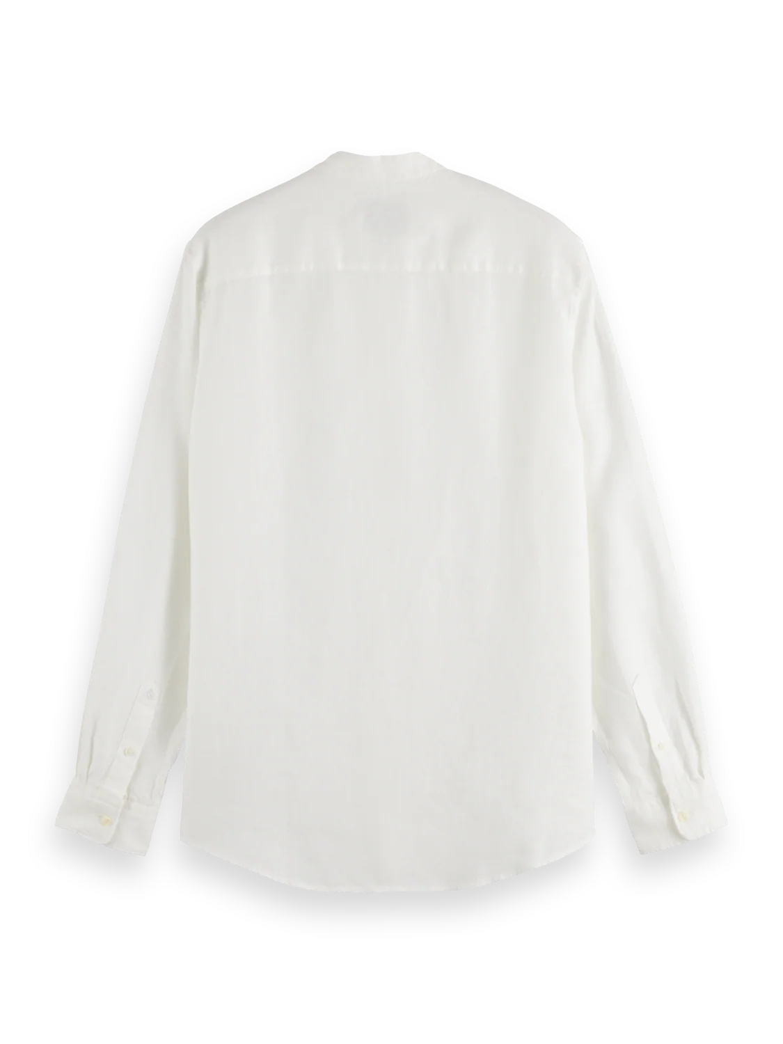 Men's Scotch & Soda Paradise Linen Shirt Stand up Grandad Collar