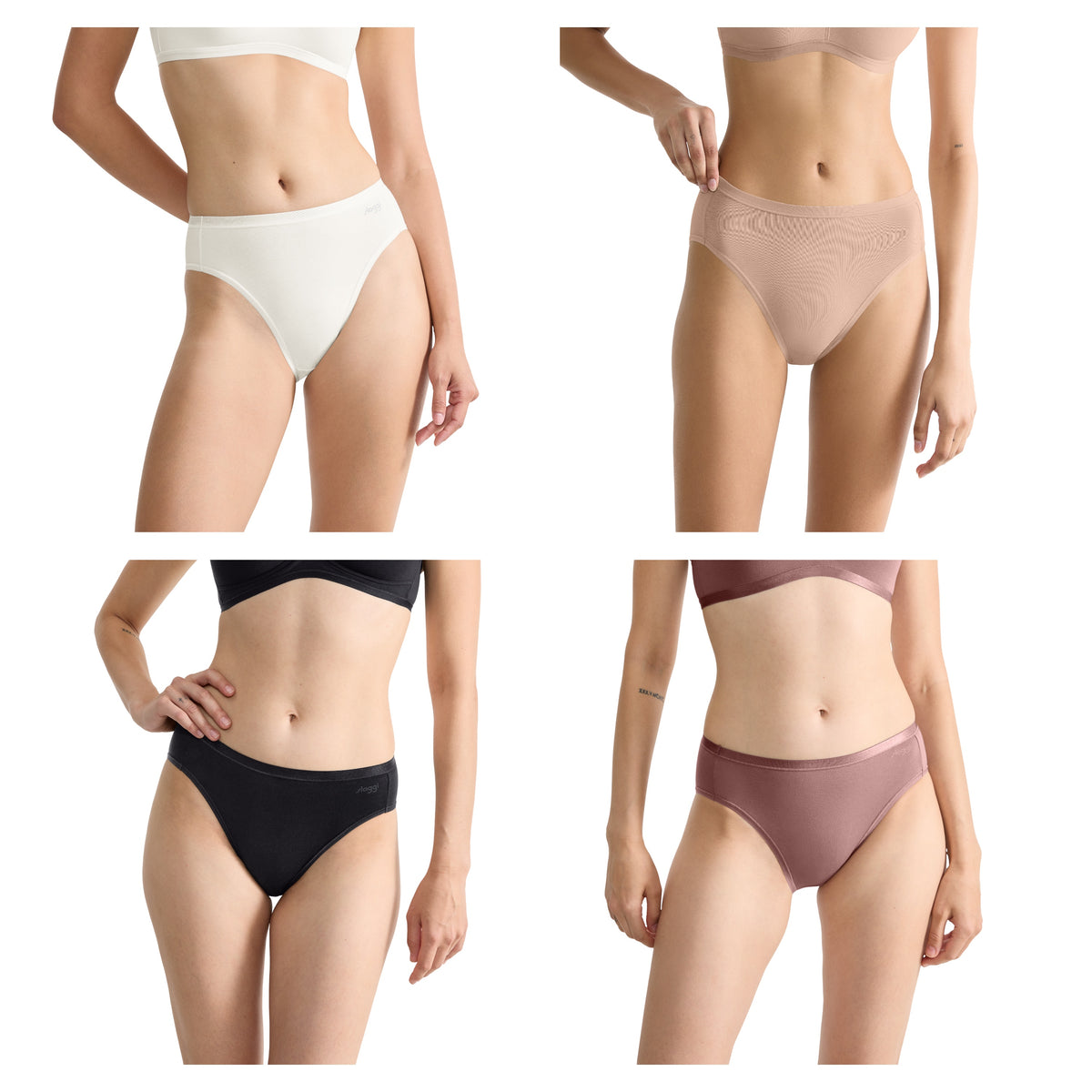 Sloggi GO Daily Cotton Tai Briefs Knickers 3 Pack 10222331
