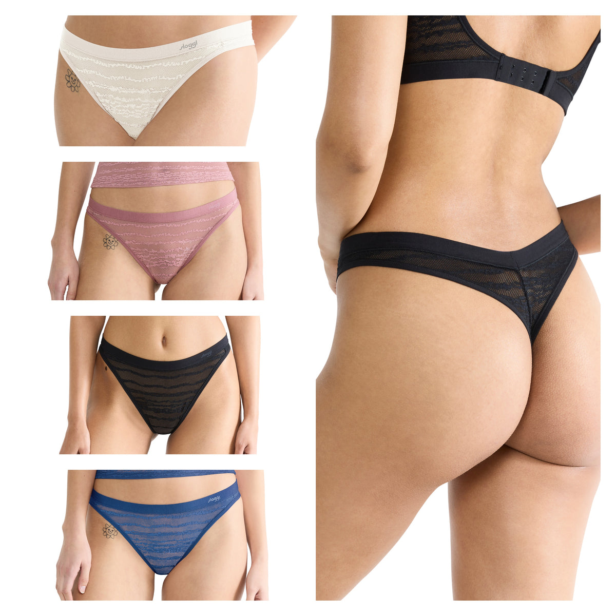 Sloggi FREE Evolve String Lace Knickers 10224699