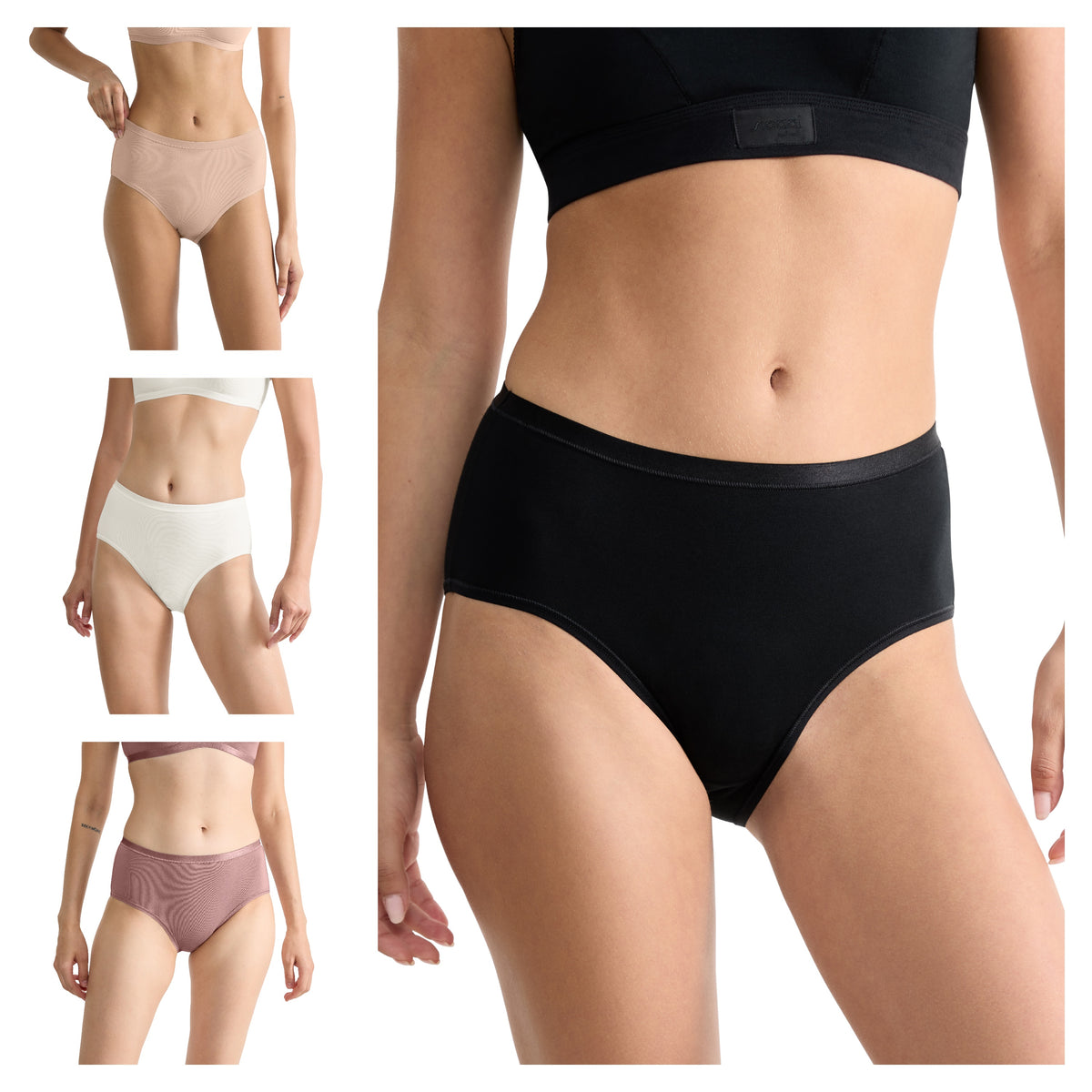 Sloggi GO Daily Cotton Midi Briefs Knickers 3 Pack 10222325