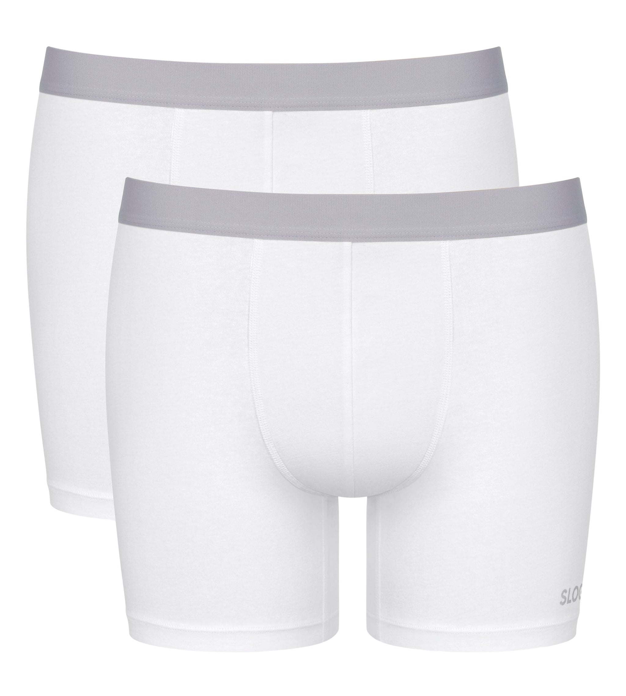 Sloggi Men's Underwear Pack Of 2 - Slip Confort Coton Élasthane Gousset Mono-Couche