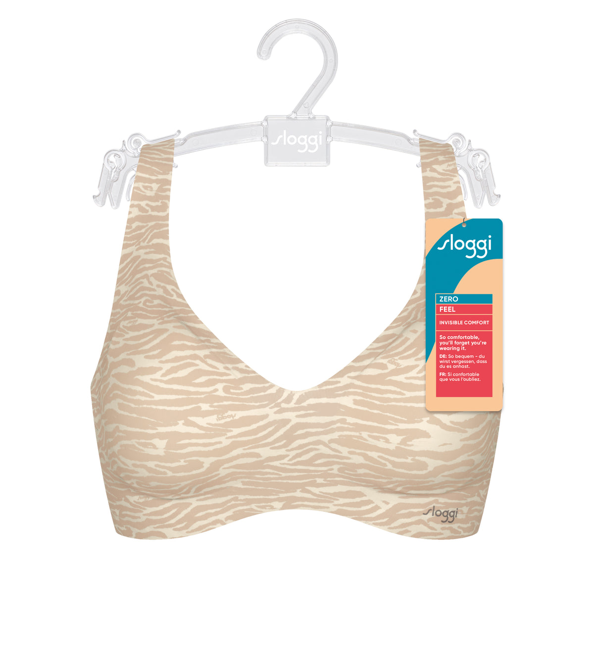 Sloggi ZERO Feel Bralette Print EX Bra 10205296 Skin Light Combination M001 Packshot