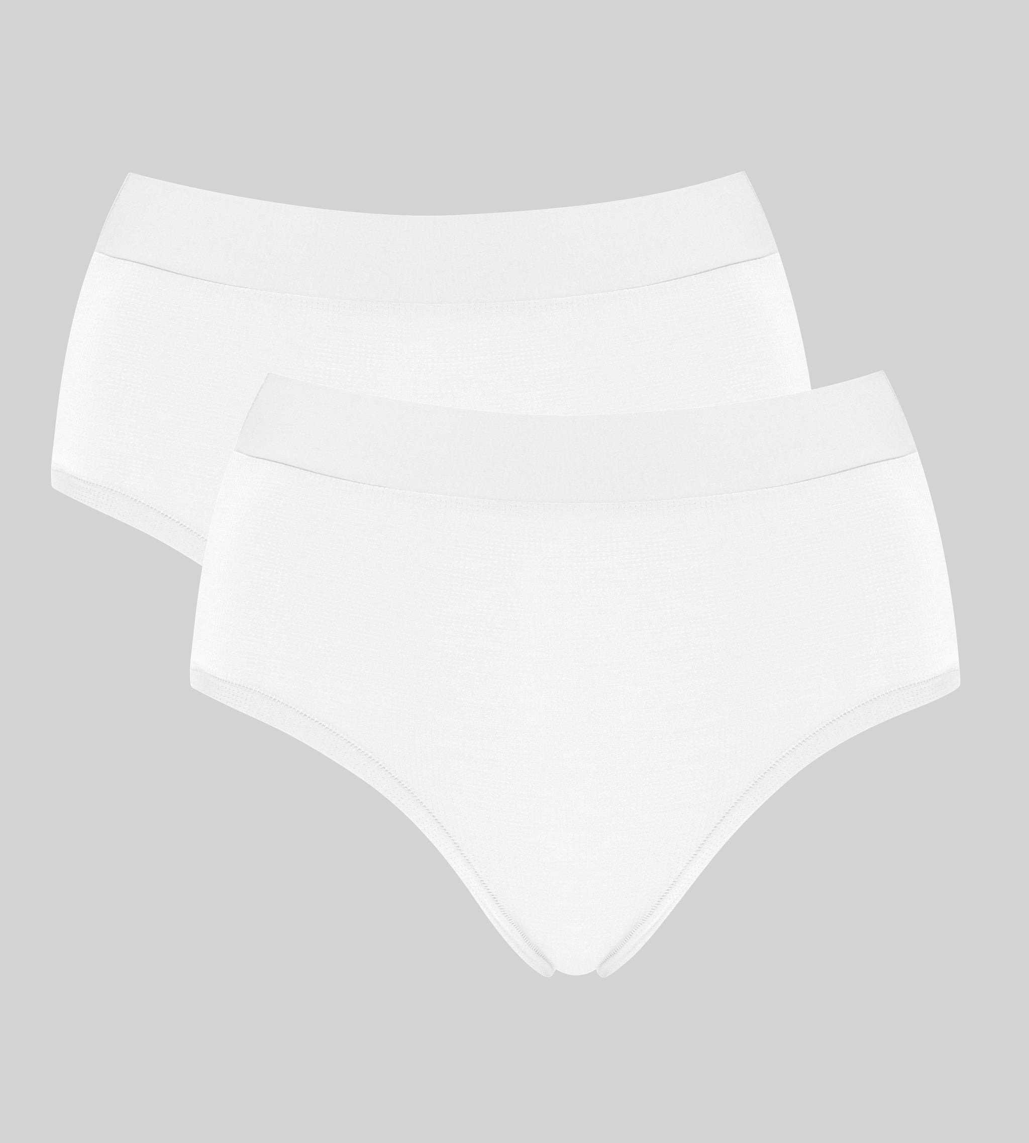 Limited Edition Sloggi 2 pack Basic Lace Maxi Brief Size 10 - 26 White  10092770
