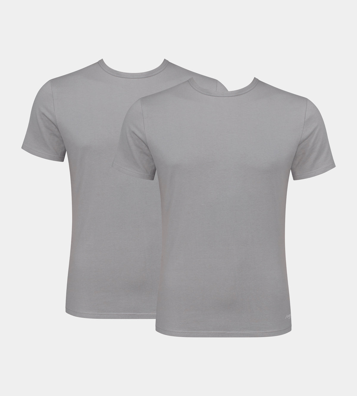 Sloggi Men&#39;s Go ABC O-Neck Undershirt T-shirt 2 Pack 10206562 Stone Grey 00GR Packshot