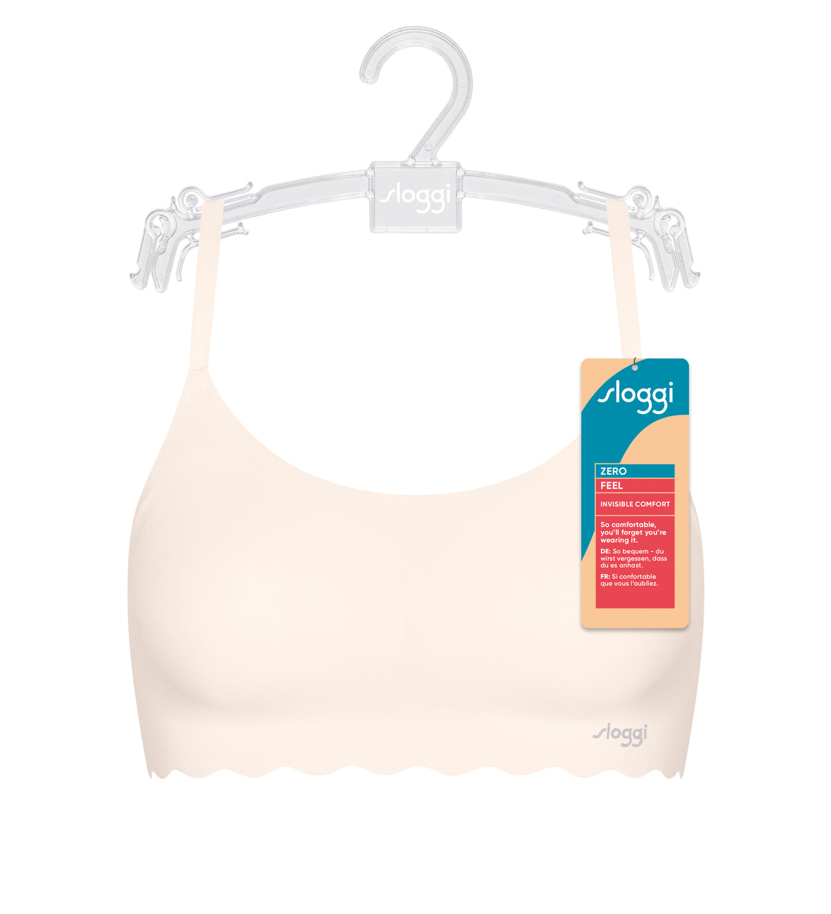 Sloggi ZERO Feel Wavy Top Crop Top Bra 10207921 Angora 6308 Packshot