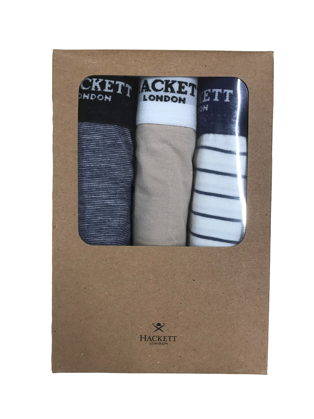 Hackett Men&#39;s Boxer Shorts Cotton Jersey Boxers Trunks 3 Pack