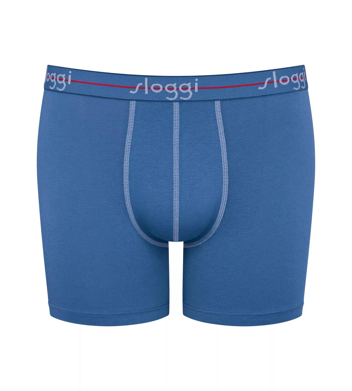 Sloggi Men&#39;s Start Short Briefs Trunks 3 Pack 10207045 V020 Blue