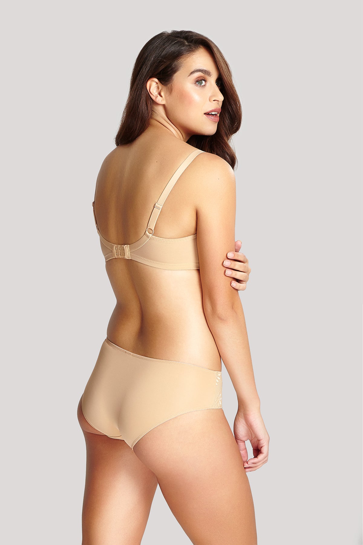 Panache Tango Plunge Non Padded Wired Bra and Briefs Side View