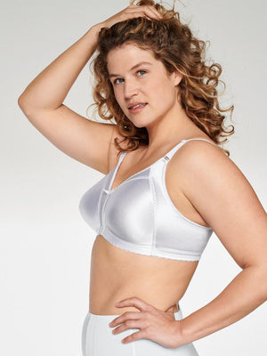 Naturana Women's Plus-Size Soft Cup Molded Non-Wired Minimizer Bra, Ivory,  38D