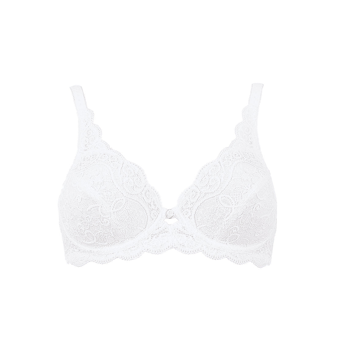  10026156 Triumph Amourette 300 W Non Moulded Bra in White,  Black OR PoudreSizes B, C, D, DD, E, F, G, H, J, K : Clothing, Shoes &  Jewelry
