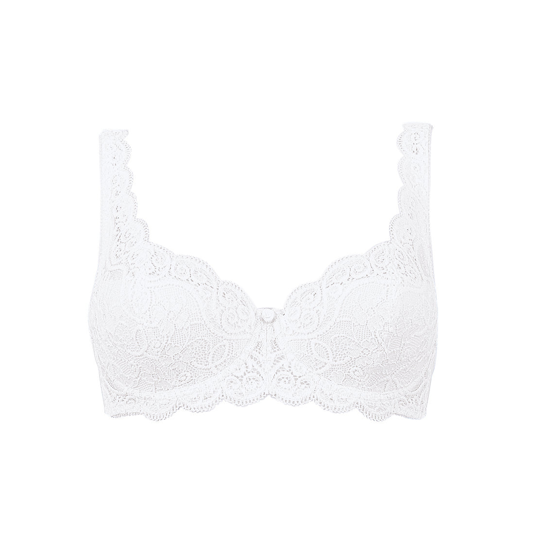 Labels X The 300 Padded Floral Outlet Bra Amourette Triumph Wired WHP Lace White 10166798 -