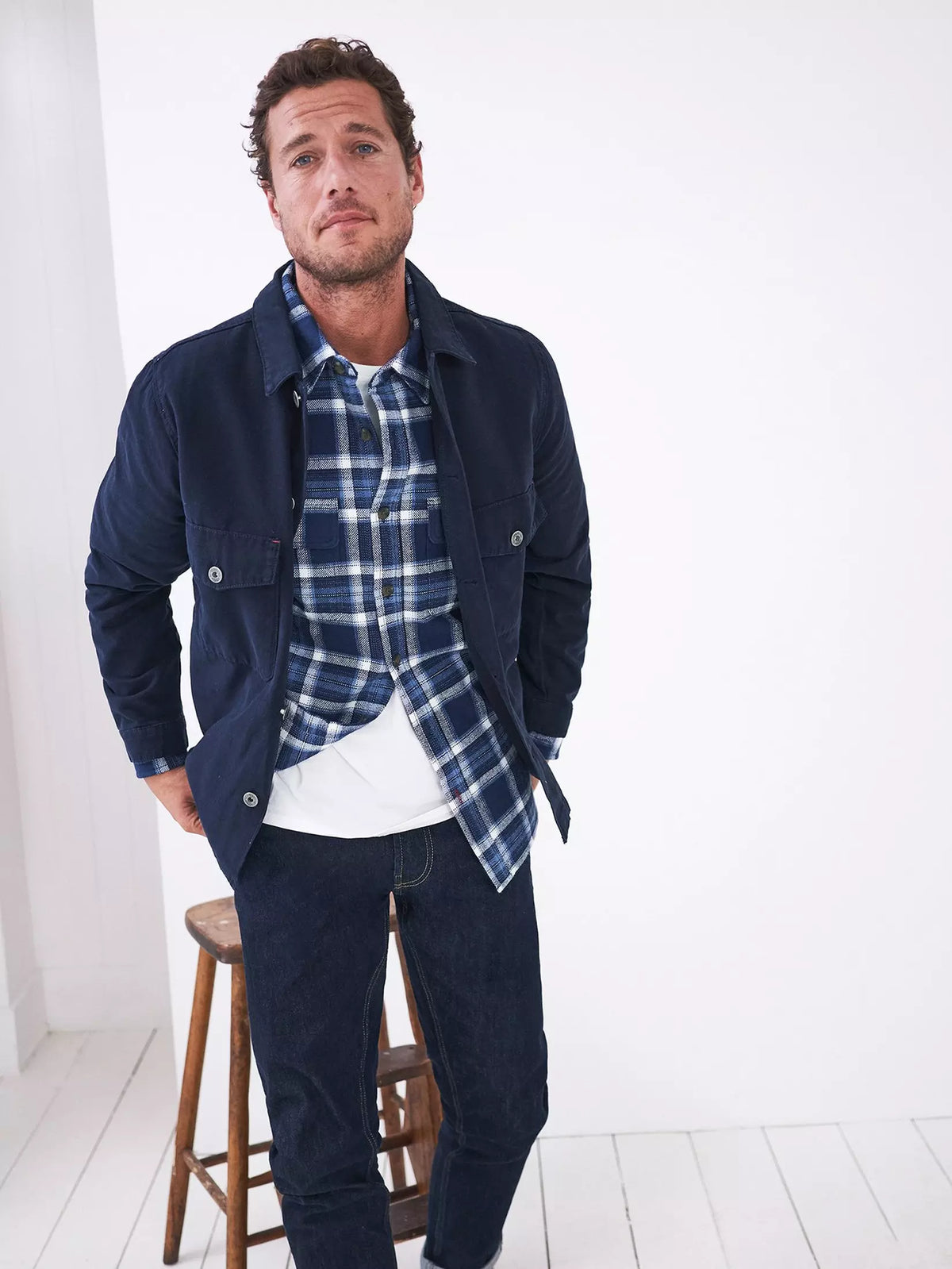 White Stuff Men&#39;s Stanton Shacket