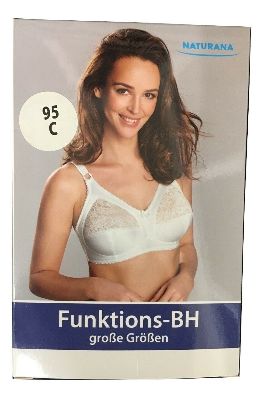 Naturana Full Cup Lace Non Wired Bra 86106 White Packshot
