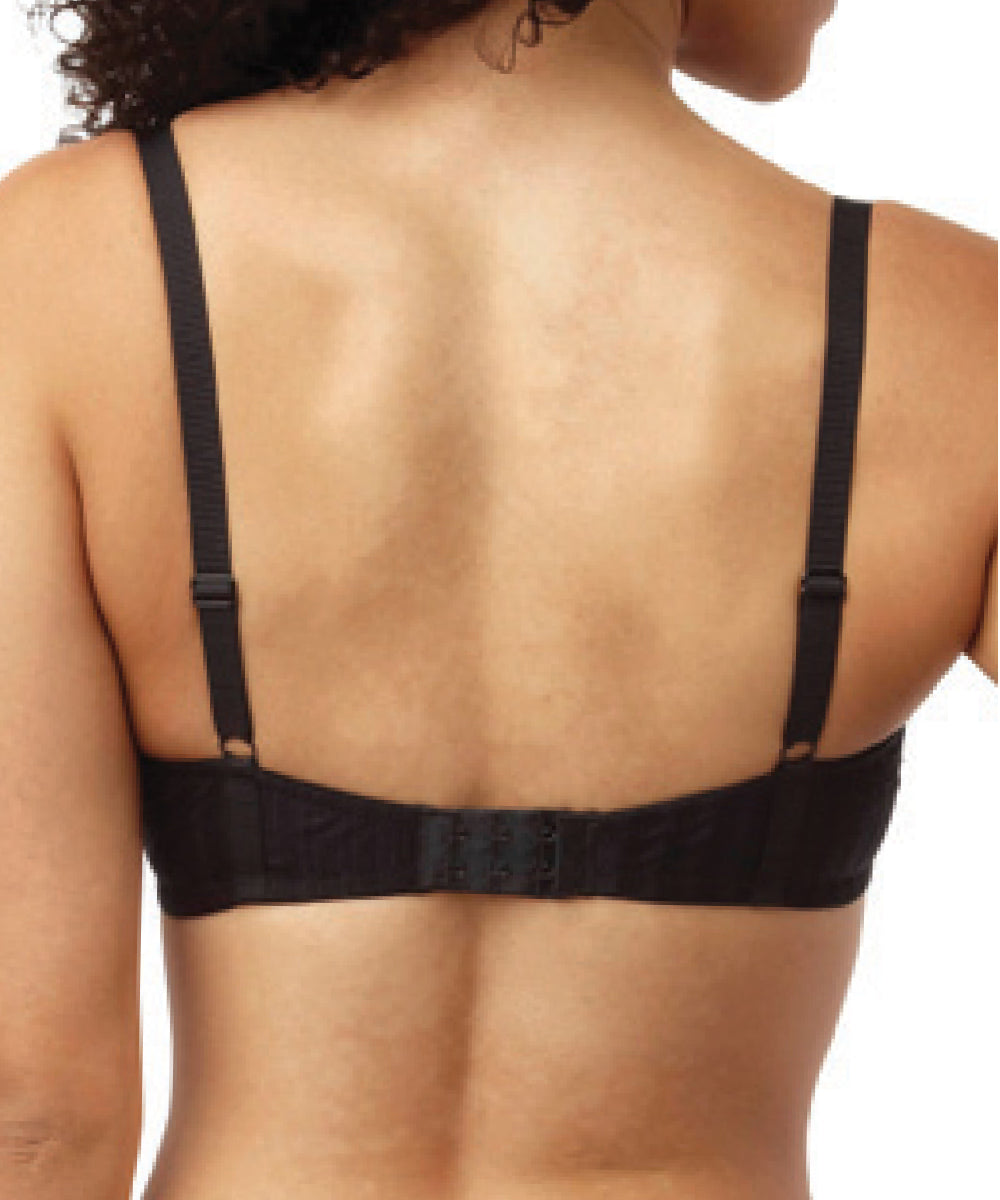 Cleo by Panache Maddie Balconette Balcony Wired Moulded T-Shirt Bra 7201 Black Rear