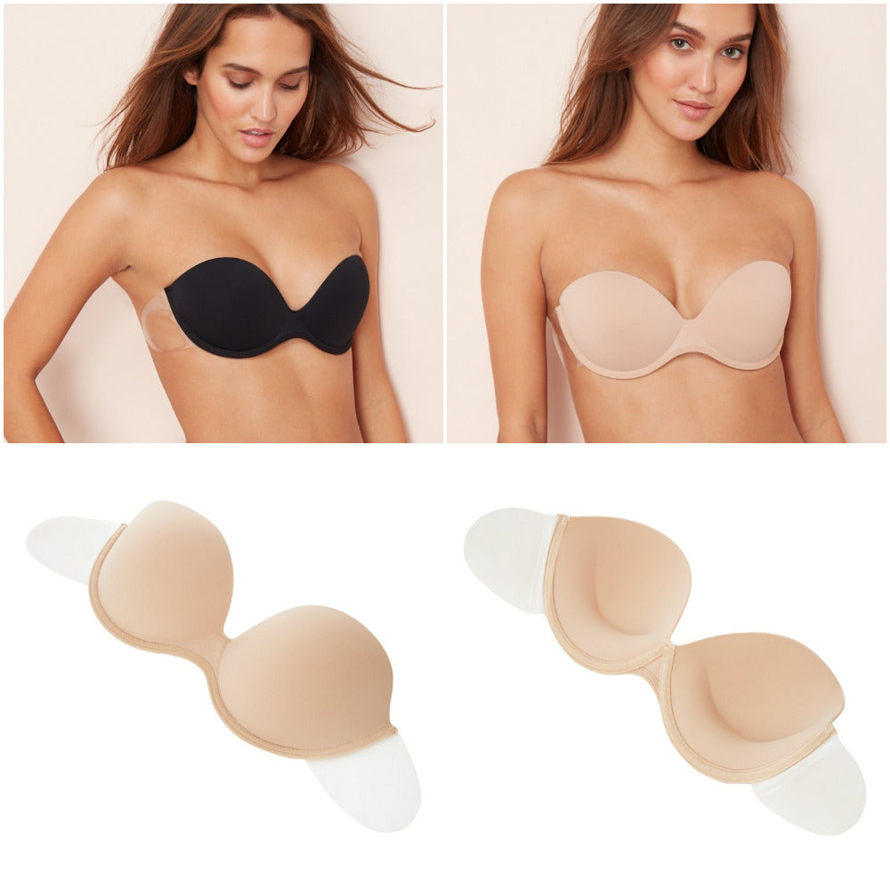 Fashion Forms Go Bare Push Up Backless Strapless Adhesive Bra P6530 Composite