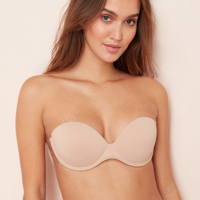 Fashion Forms Go Bare Ultimate Boost Self-adhesive Backless Strapless  Push-up Bra In Neutral