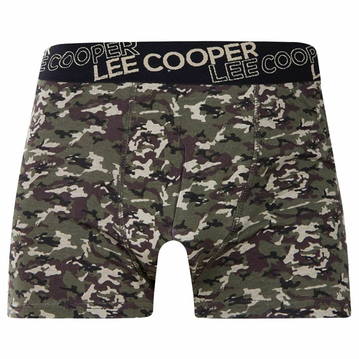 Lee Cooper Men&#39;s Low Rise Camouflage Cotton Boxer Trunks Shorts